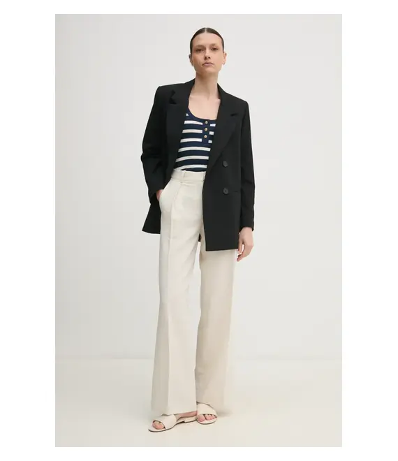Top Tommy Hilfiger χρώμα: ναυτικό μπλε, WW0WW43920