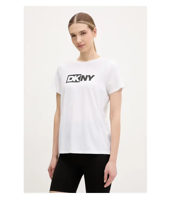 Μπλουζάκι Dkny χρώμα: άσπρο, DP5T5894