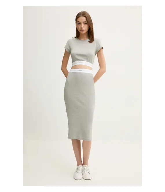 Μπλουζάκι Calvin Klein Underwear χρώμα: γκρι, LV00QS7349