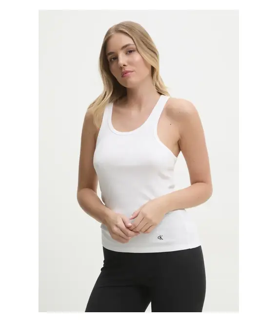 Βαμβακερό τοπ Calvin Klein Underwear 3-pack χρώμα: άσπρο, LV00QS7493