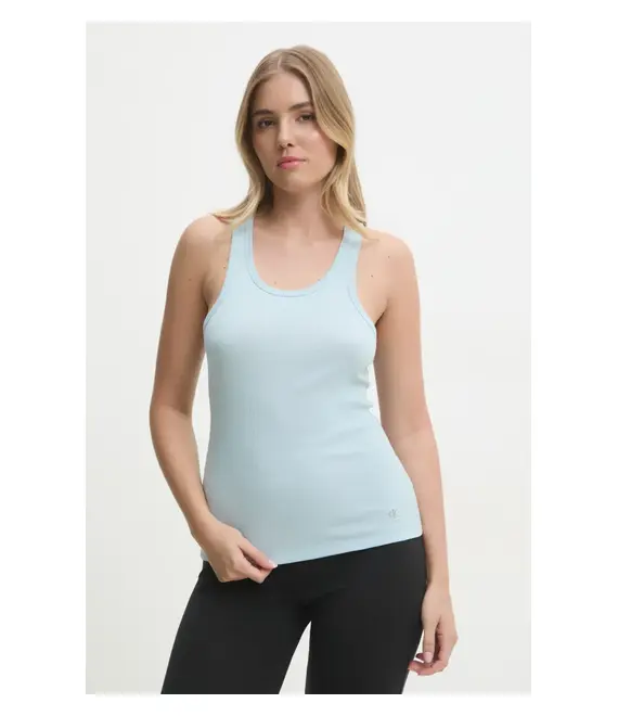 Βαμβακερό τοπ Calvin Klein Underwear 3-pack χρώμα: γκρι, LV00QS7493