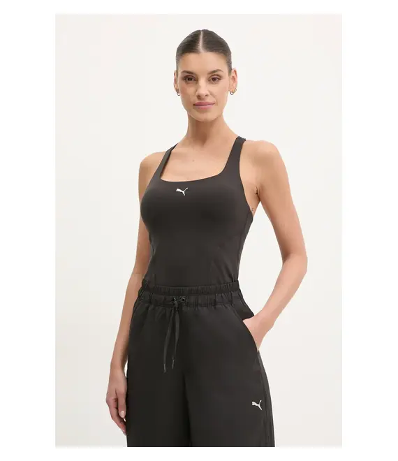 Τοπ προπόνησης Puma Shapeluxe χρώμα: μαύρο, 525768