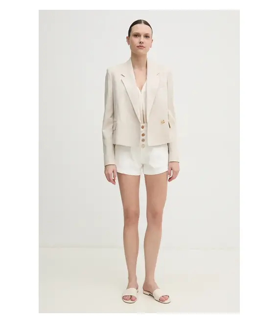 Μπλουζάκι Calvin Klein Jeans χρώμα: μπεζ, J20J225316