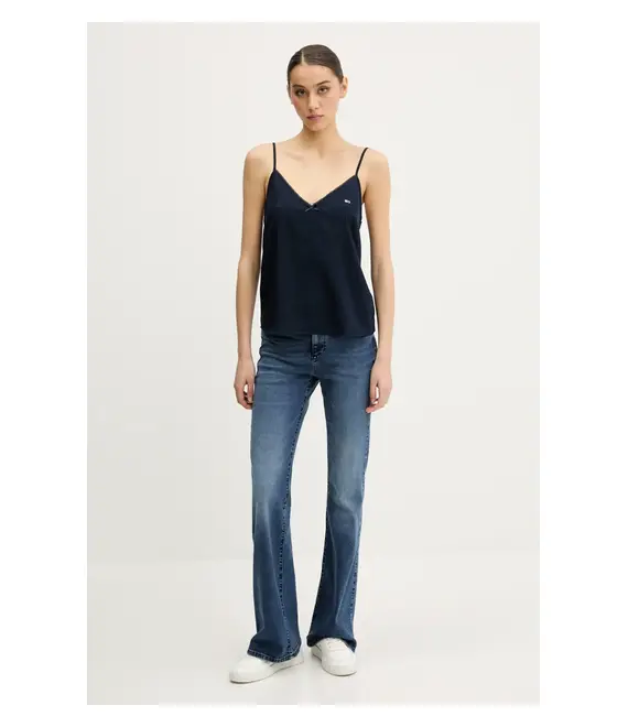 Μπλουζάκι Tommy Jeans χρώμα: ναυτικό μπλε, DW0DW20604