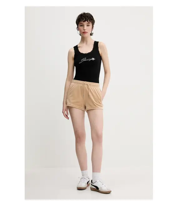 Top Juicy Couture JUICY HIBISCUS CRYSTAL χρώμα: μαύρο, JCWLV125335