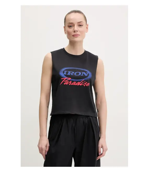 Top Under Armour Project Rock χρώμα: μαύρο, 1389705