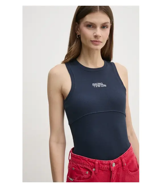 Top Red Bull Racing x Pepe Jeans LOGO RIB TANK χρώμα: ναυτικό μπλε, RL500011