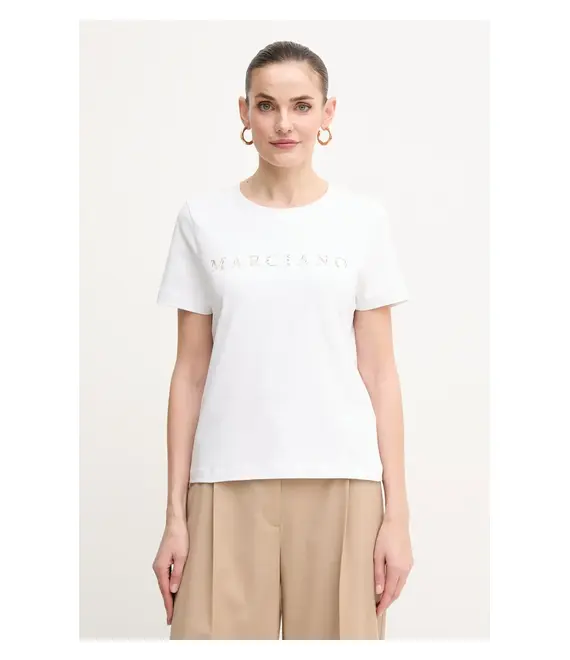 Μπλουζάκι Marciano Guess CANDY χρώμα: άσπρο, 5GGI00 6008A