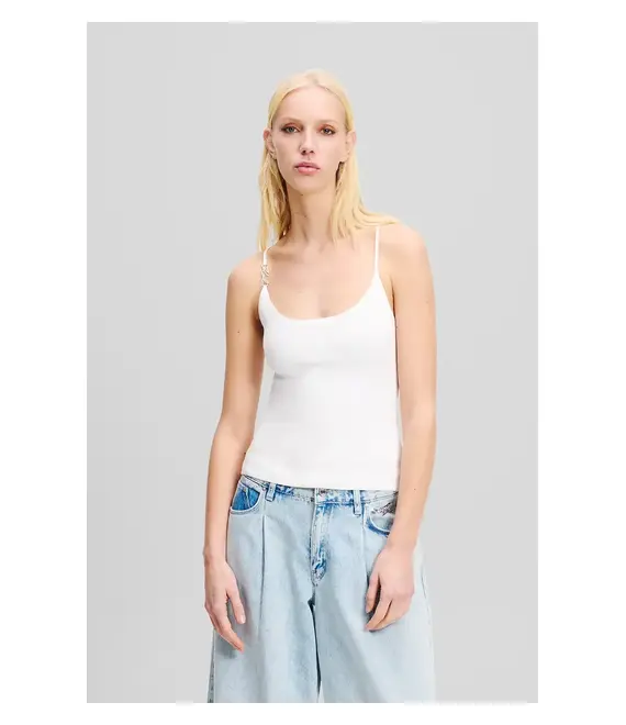 Top Karl Lagerfeld χρώμα: άσπρο, A2W18017