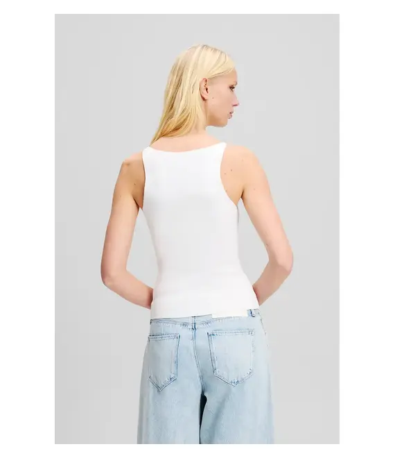 Top Karl Lagerfeld χρώμα: άσπρο, A2W18017