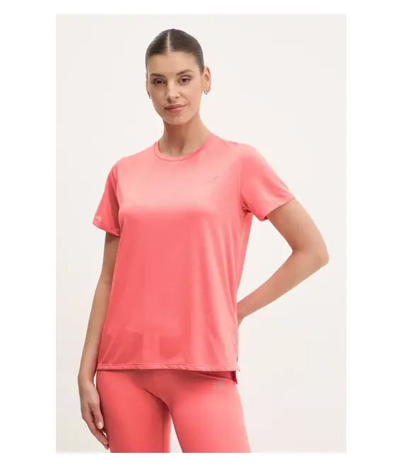 Μπλουζάκι προπόνησης New Balance Sport Essentials χρώμα: πορτοκαλί, WT41222DTR