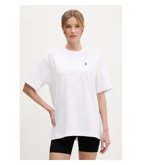 Μπλουζάκι ON running Club χρώμα: άσπρο, 1WE10060069