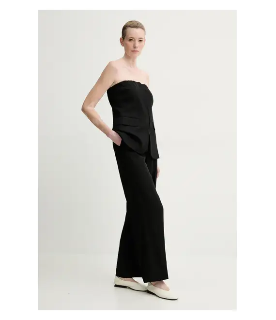 Μπλουζάκι ISABELLE BLANCHE χρώμα: μαύρο, IS25SS-C051-T004