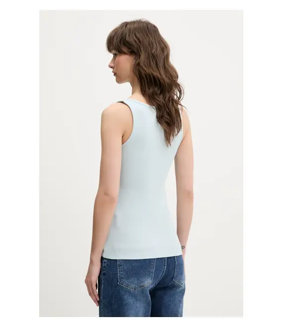Top Guess Jeans χρώμα: μπλε, W5GP26 KA0H1