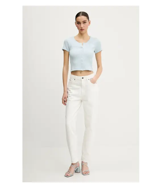 Μπλουζάκι Guess Jeans χρώμα: μπλε, W5GP27 KA0H1