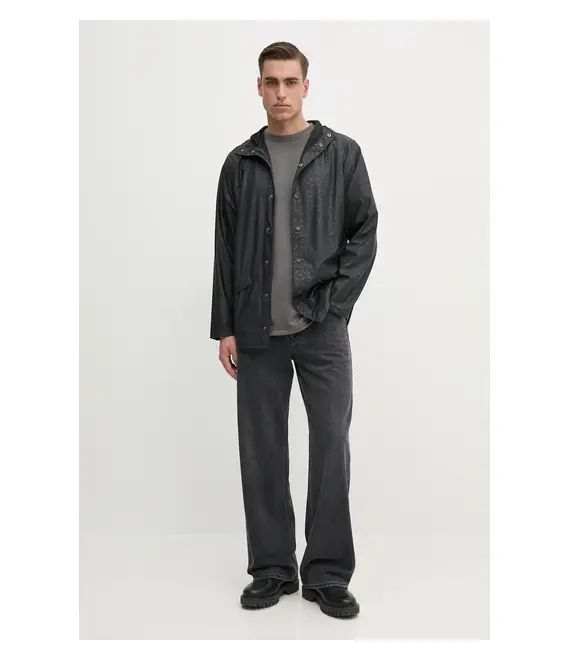 Μπλουζάκι Rains Sintra Fleece Tee χρώμα: γκρι, 21800.13