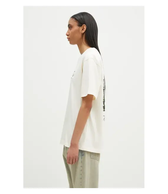 Βαμβακερό μπλουζάκι Filling Pieces χρώμα: μπεζ, 74499849936