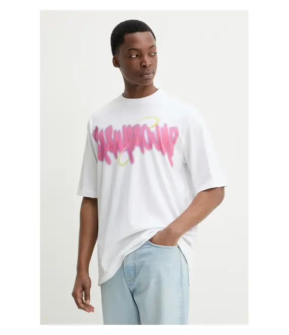 Βαμβακερό μπλουζάκι Sprayground χρώμα: άσπρο, SP698
