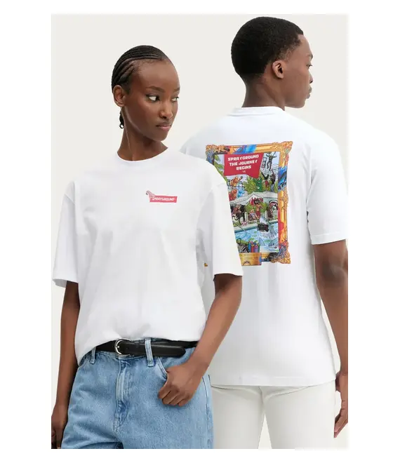 Βαμβακερό μπλουζάκι Sprayground χρώμα: άσπρο, SP311WHT