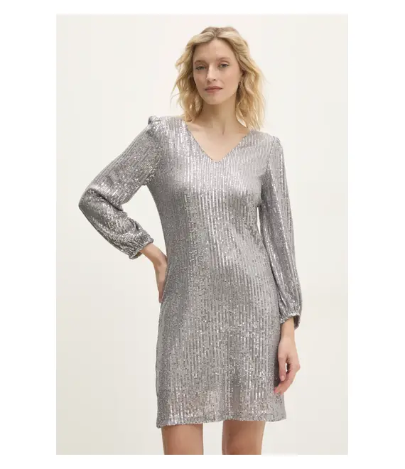 Φόρεμα Answear Lab χρώμα: ασημί