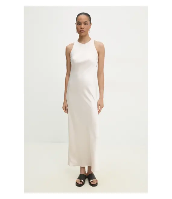 Φόρεμα Answear Lab χρώμα: μπεζ