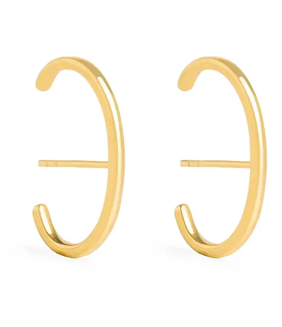 Ασημένια επιχρυσωμένα σκουλαρίκια ANIA KRUK GLAMOUR SMIKS0140Z