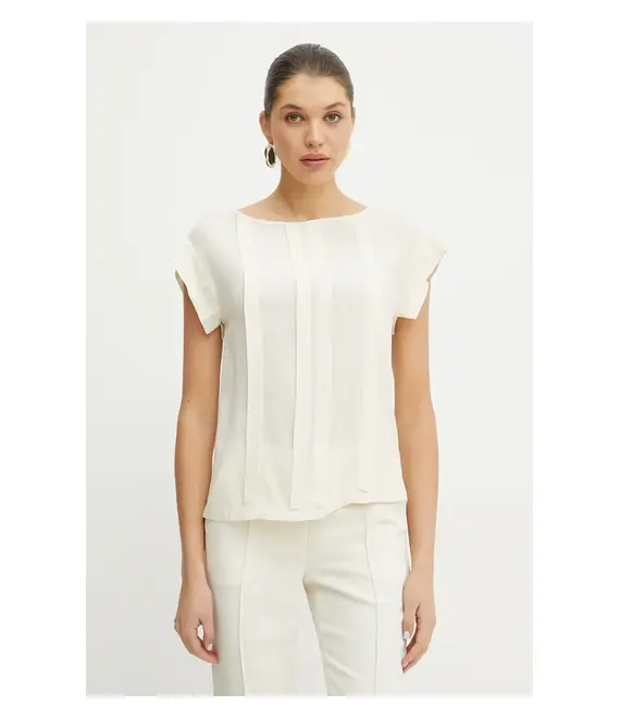 Μπλουζάκι Silvian Heach DACEBI χρώμα: μπεζ, GPP25162BL