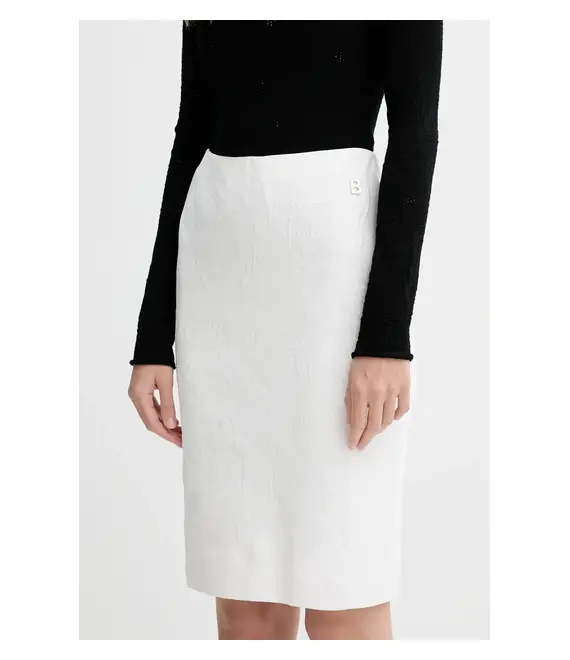Φούστα Blugirl Blumarine χρώμα: μπεζ, RA5008.MS55N