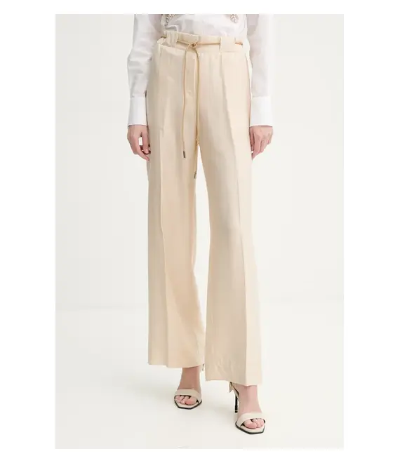 Παντελόνι Blugirl Blumarine χρώμα: μπεζ, RA5125.T2948