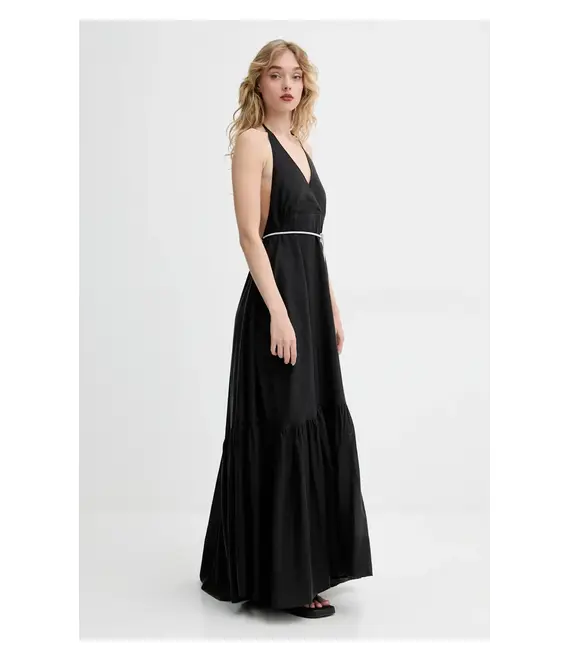 Φόρεμα Blugirl Blumarine χρώμα: μαύρο, RA5193.T2948