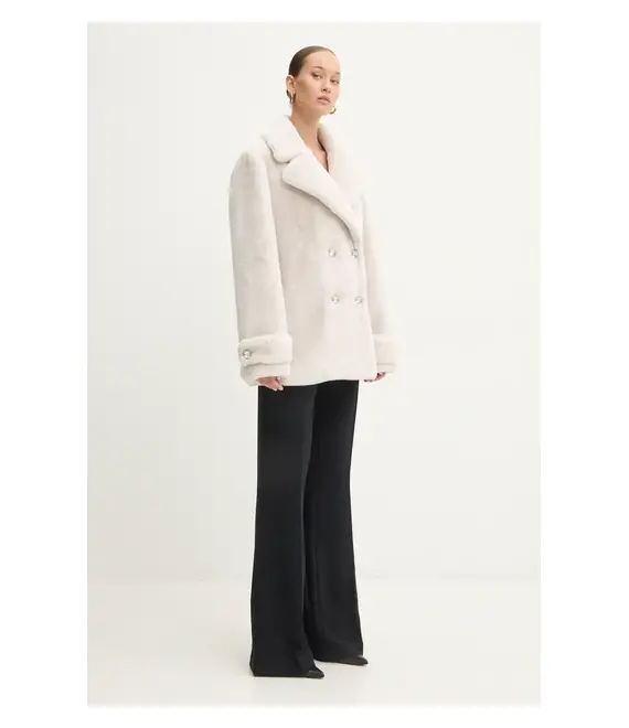Παλτό Blugirl Blumarine χρώμα: γκρι, RF4035.E0885
