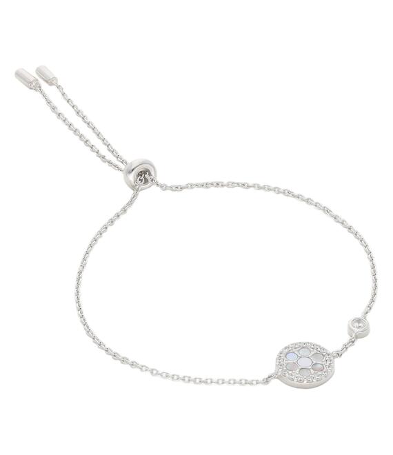 Βραχιόλι Fossil Glitz Extension JFS00519040 Ασημί