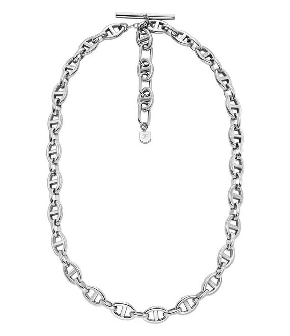 Κολιέ Fossil Heritage D-Link JA7242040 Ασημί