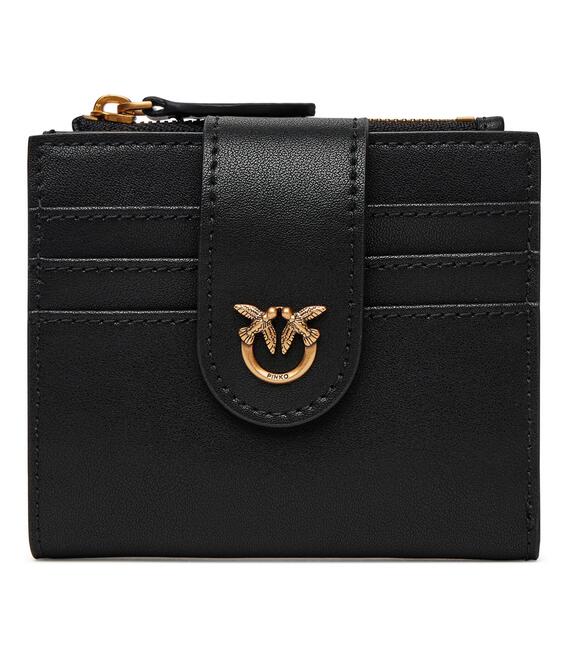 Μικρό Πορτοφόλι Γυναικείο PINKO Multi Purpose Wallet 103610 A0F1 Μαύρο