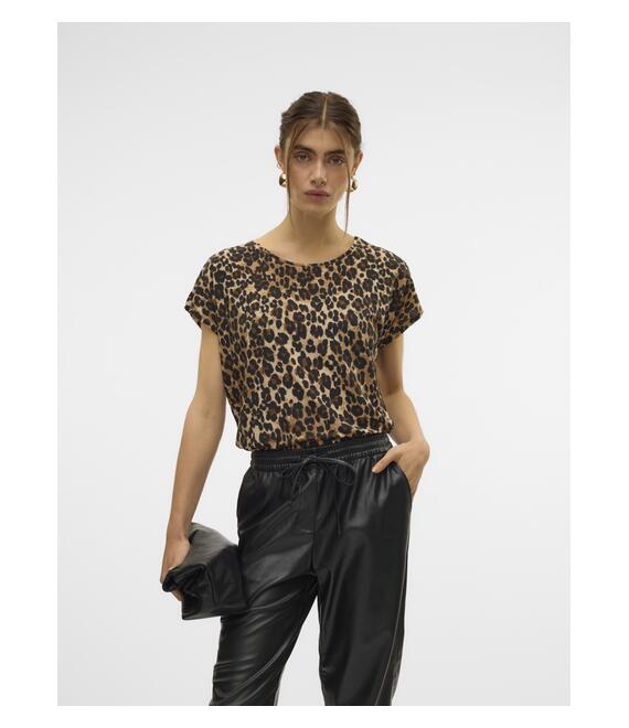 Μπλούζα με print Vero Moda 10329436 - Leopard