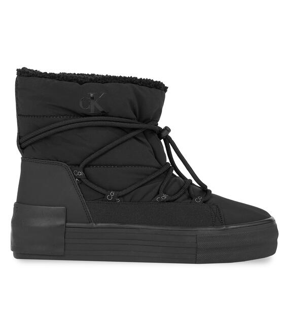 Μπότες Χιονιού Calvin Klein Jeans Bold Vulc Flatf Snow Boot Wn YW0YW01181 Μαύρο
