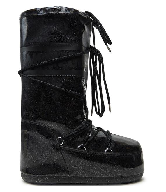Μπότες Χιονιού Moon Boot Icon Glitter 80D1402850 Μαύρο