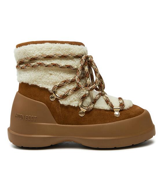 Μπότες Χιονιού Moon Boot Luna Boot Shearling 80D2480020 Καφέ