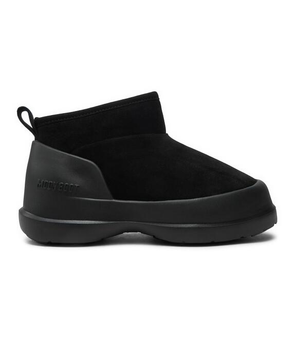 Μπότες Χιονιού Moon Boot Luna Low Suede Boot 80D2480040 Μαύρο