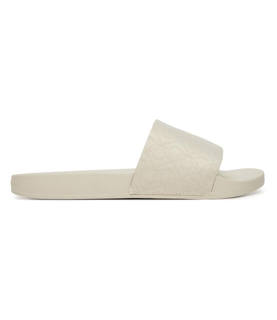 Παντόφλες Calvin Klein Pool Slide - Jacq HW0HW02420 Εκρού