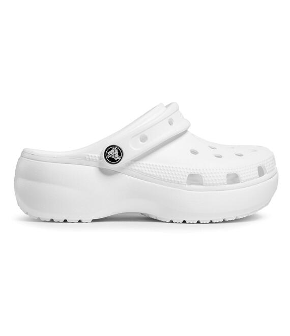 Παντόφλες Crocs Classic Platform Clog W 206750 Λευκό