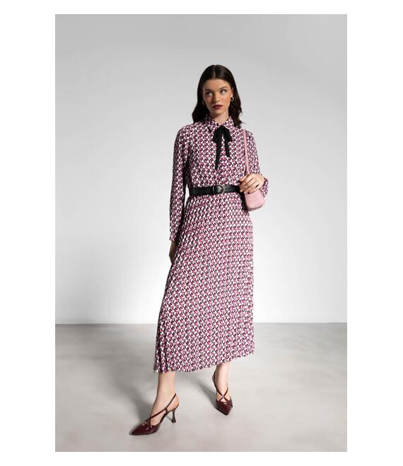 Πουκάμισο με print ONLY 15329605 - Magenta