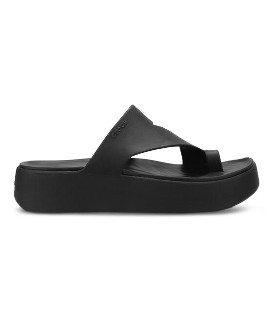 Σαγιονάρες Crocs Getaway Platform Toe Loop 210834 Μαύρο