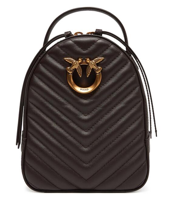 Σακίδιο PINKO Love Click Mini Backpack PE 25 PLTT 103614 A1J2 Καφέ