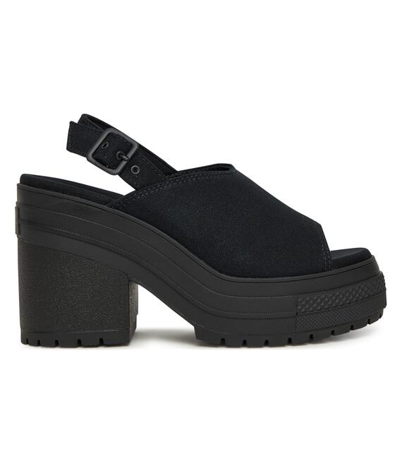 Σανδάλια Converse Chuck 70 De Luxe Heel Sandal Platform A12567C Μαύρο