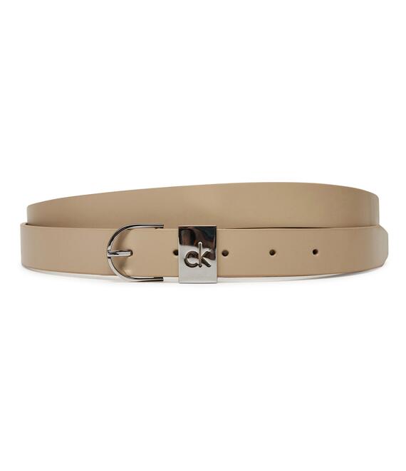Ζώνη Γυναικεία Calvin Klein Ck Loop Rnd Buckle 2.5_Smooth K60K612936 Γκρι