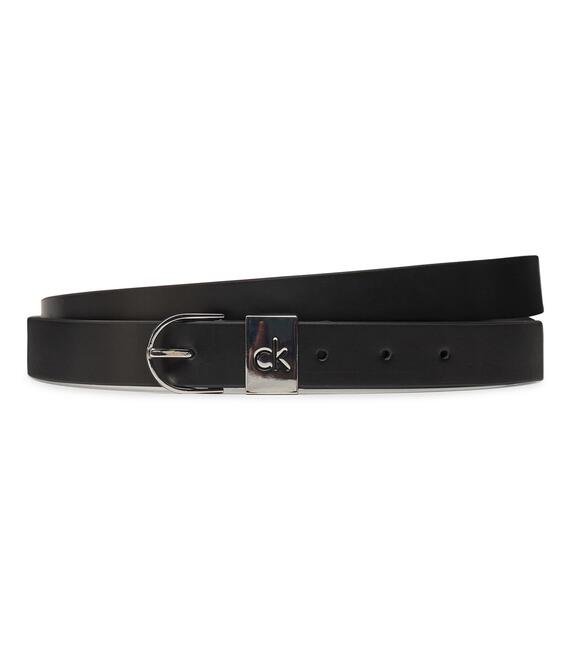 Ζώνη Γυναικεία Calvin Klein Ck Loop Rnd Buckle 2.5_Smooth K60K612936 Μαύρο