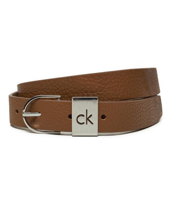 Ζώνη Γυναικεία Calvin Klein Ck Loop Thin Round Buckle 2.5 K60K612856 Καφέ