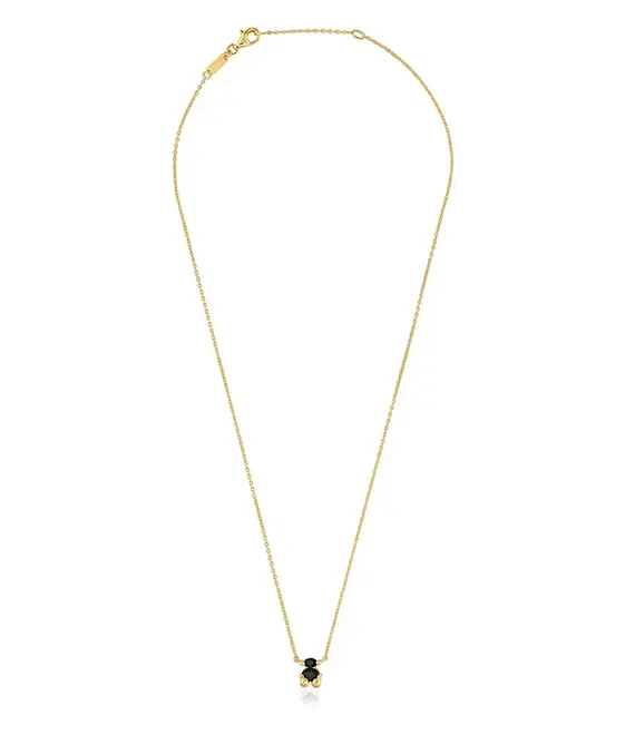 Κολιέ από επιχρυσωμένο ασήμι Tous Bold Bear Gem 1004225700