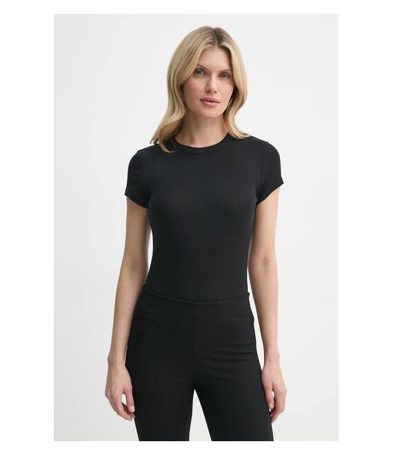 Μπλουζάκι Filippa K χρώμα: μαύρο, 28500